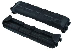 China Crawler Bolt 380mm Excavator Rubber Track Pads wholesale