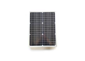 China Small 25W Monocrystalline Solar Module High Transmission Tempered Glass IP65 wholesale