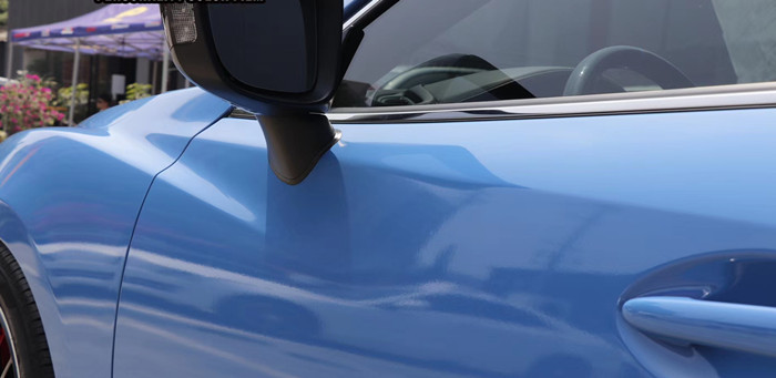 Smooth Surface High Gloss Car Wrap Vehicle Wrapping Abu Dhabi Blue