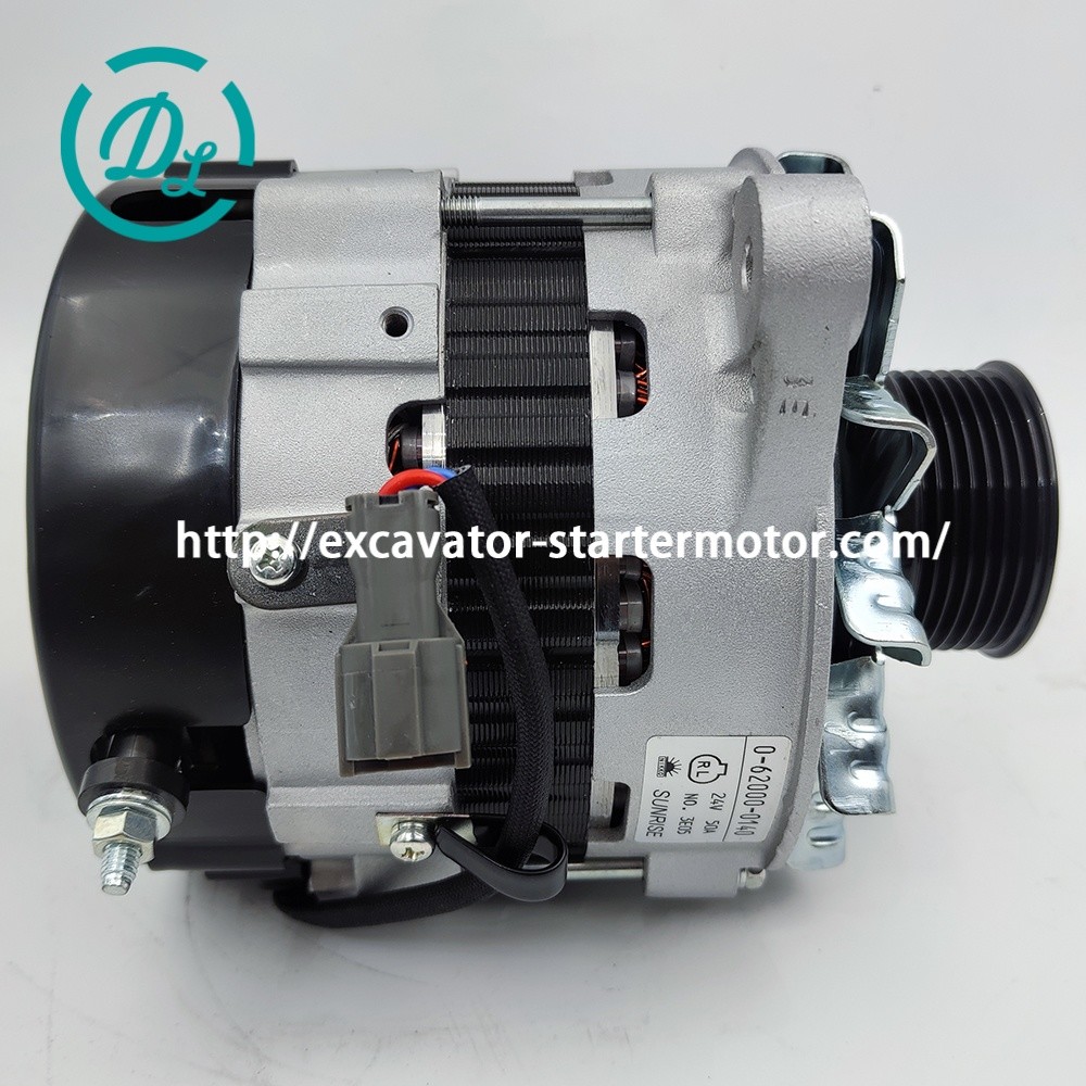 0-62000-0140 8-98092112-1 Alternator Excavator 4JJ1 Engine 714/40526