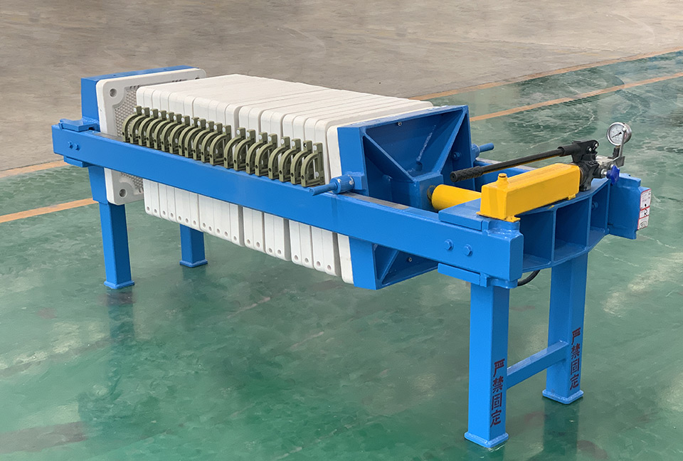 Small Manual Hydraulic Chamber Filter Press