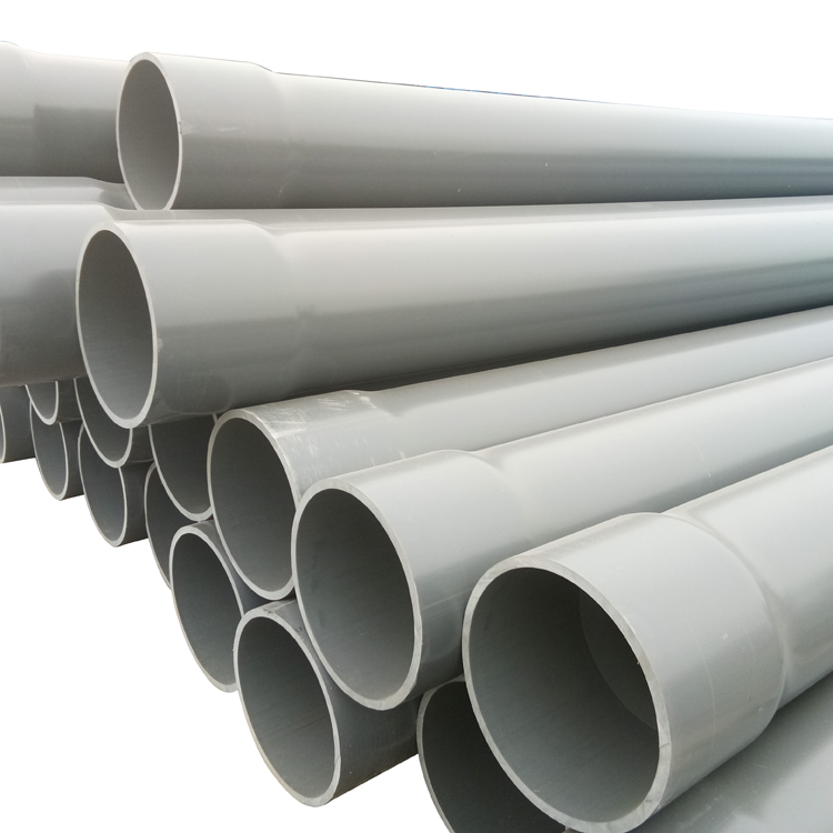 Plastic Rain Irrigation Pipe PN10 Water Flow PVC Pipe for Water Supply 2.9M/5.8M Length