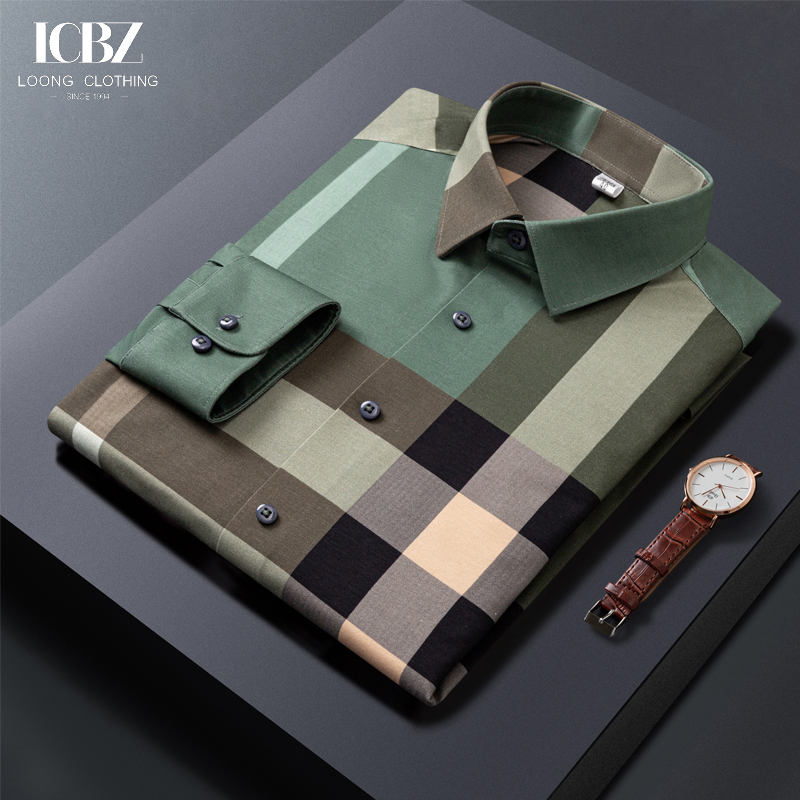 100% Cotton Men's Non Iron Dress Shirt with Full Sleeves and Luxury Material