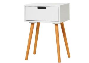 China 60cm Height Wood Bedside Table wholesale