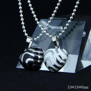 China Fashion Ladies Women Girls Stainless Steel Loving Heart Shapped Necklace Pendant LPH161 wholesale
