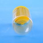 900ML Screwed Capped Plastic Round Plastic Screw Cap Jars