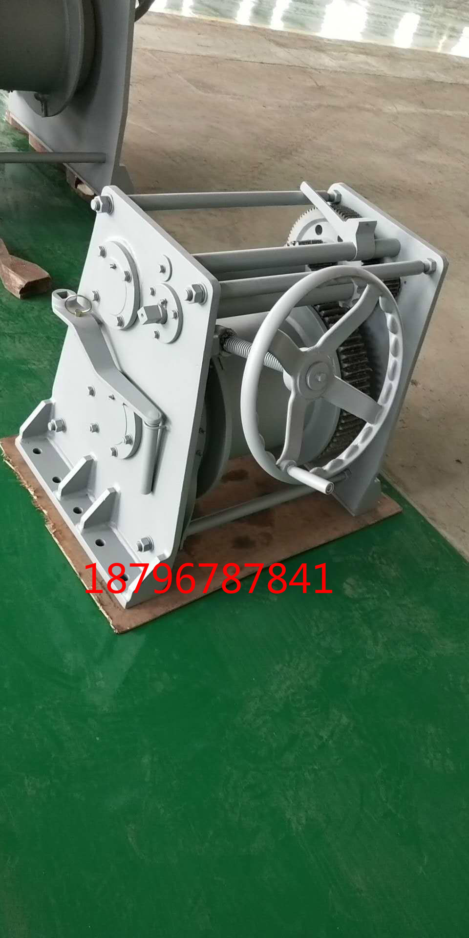sells 20mm wire rope 50m wire length 30KN hand winch marine winch