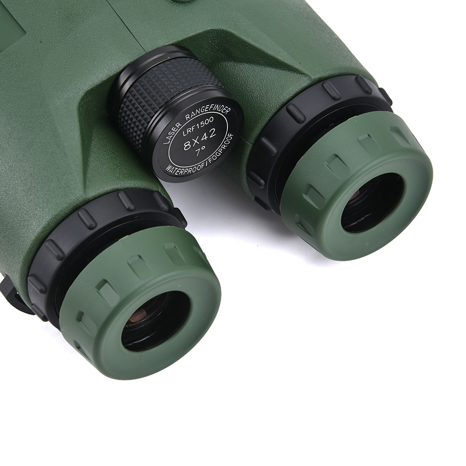 Powerful 8x42 Laser Rangefinder for Hunting Long Distance Scope 5-1500m 1800m 2000m