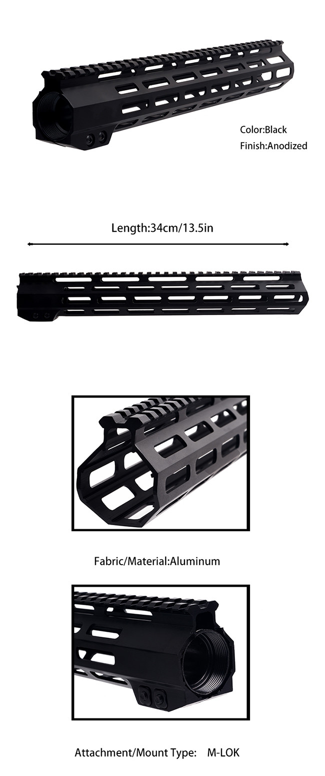 ANS Outdoor Hunting Accessories Lightweight 13.5" M - LOK Picatinny Rail Handguard