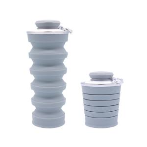 China OEM ODM Available 500ML Silicone Foldable Water Bottle wholesale
