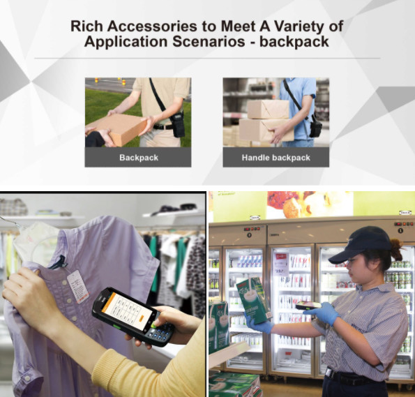 1D 2D QR Code Handheld Data Collector 4G WIFI NFC For Warehouse