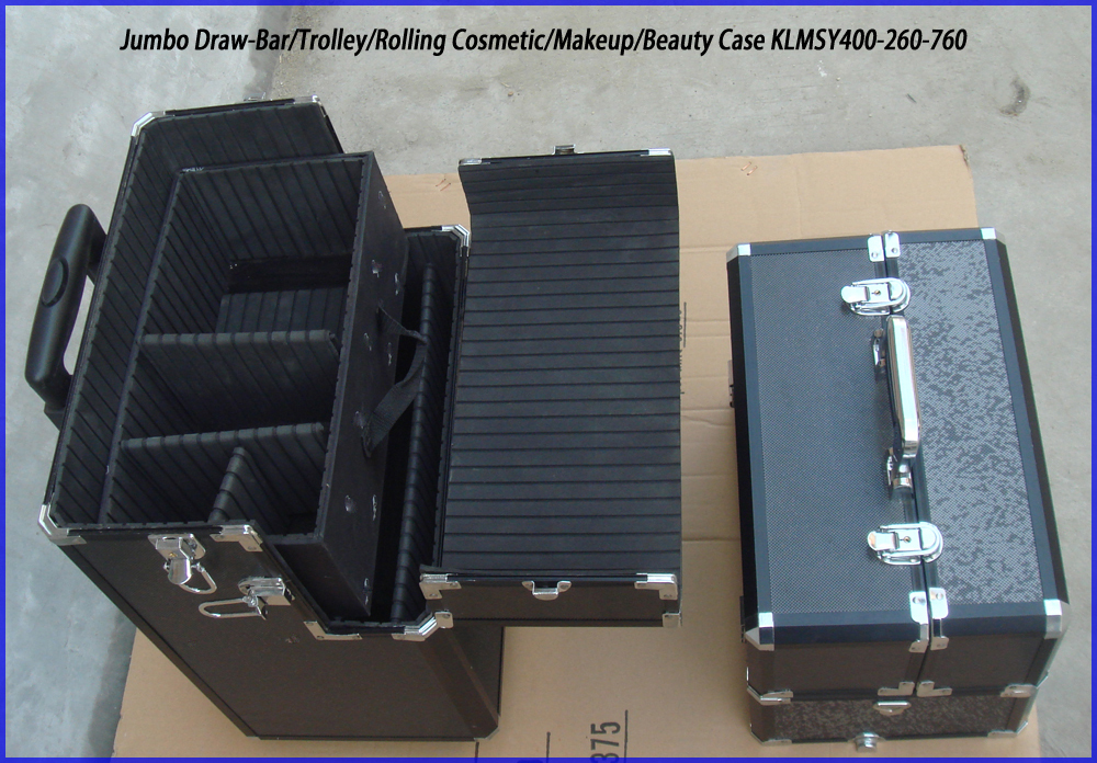 Beauty tool Kit Trolley Train Case with Detachable Drawers KLMSY400-260-760
