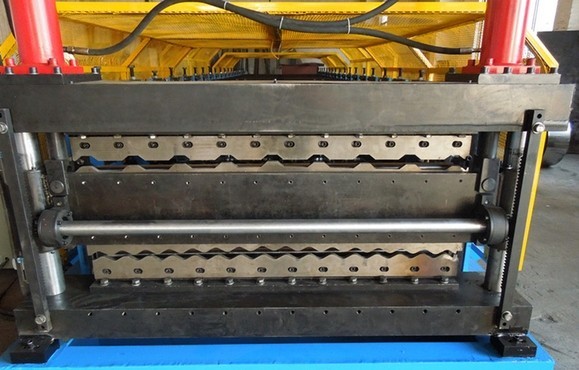 Double Layer Roll Forming Machine for Wall Panel and Tile Roof Panel with PLC Control