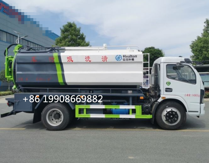 Dongfeng 6x4 Driver 20000L Sewage Suction Truck with Vacuum Pump for Sucking Waste Water Vacuum Sewer Tanker Suction Truck