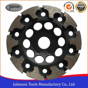 China 125mm T Segment Diamond Cup Grinding Wheel For Concrete Metal Bond Material wholesale