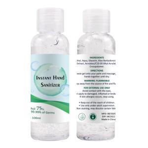 China 50ml Waterless Hand Sanitizer , Antibacterial Hand Sanitizer Without Residue wholesale
