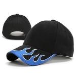 Velcro Closure Casual Baseball Caps Heavy Brushed Cotton Liquid Chrome Metal