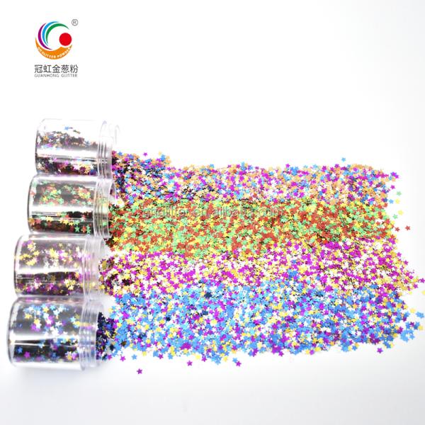Nail PET Glitter Powder Dust Bulk Rose Flowers For Craft Textile Decoration