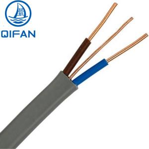 China Qifan Cable PVC Insulated Flat Twin and Earth Wire wholesale