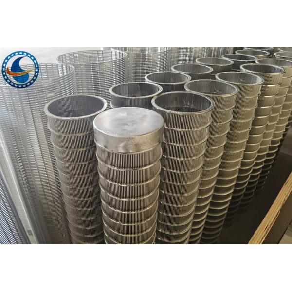 Id40mm Stainless Steel Profile Wet Dry Separator Od48mm Vee Wire Screen Filter