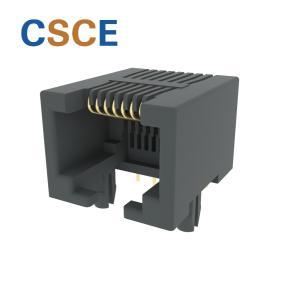 China PBT Black Plastic Housing RJ45 Modular Jack wholesale