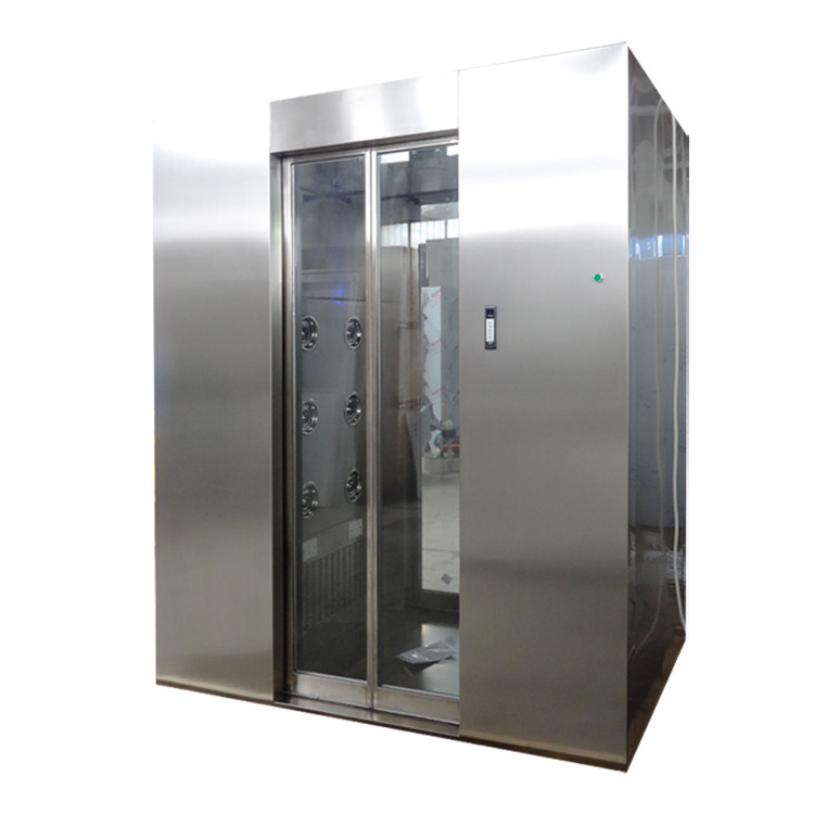 99s ULPA Filtered 2260W Air Shower Room , 25m/S Stainless Steel Air Shower