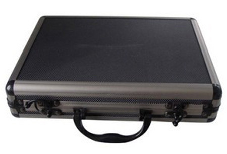 Round Corner Aluminum Laptop Case 15 Inch , Notebook Computer Carrying Case