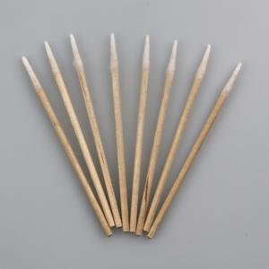 China Industrial Micro Pointed Wooden Cotton Swab Cleanroom 1mm Eco Friendly wholesale