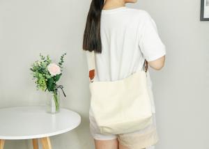 China Lined With Flannel Fabric Girls 16oz Canvas Messenger Bag wholesale