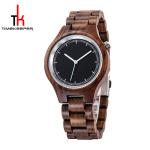 Red Sandal Wooden Wrist Watch Wood Face Watch With Your Logo