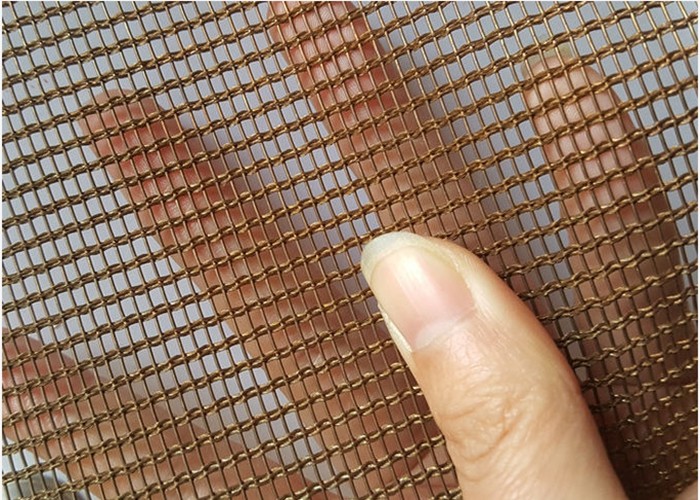 Decoration Wire Mesh Laminated Glass , Architectural Wire Mesh