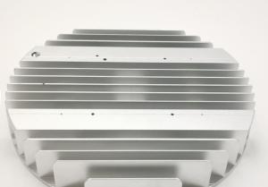 China Silver OEM Aluminium Extrusion Heat Sink Profiles For Power Amplifier wholesale