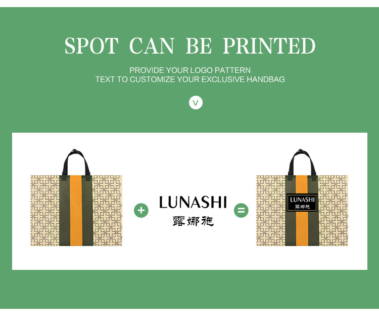 Travel Non Woven Fabric Gift Reusable Shopping Bags With Handles