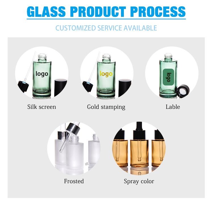 Glass Pump Airless Lotion Bottle 2oz Boston Round 120ml