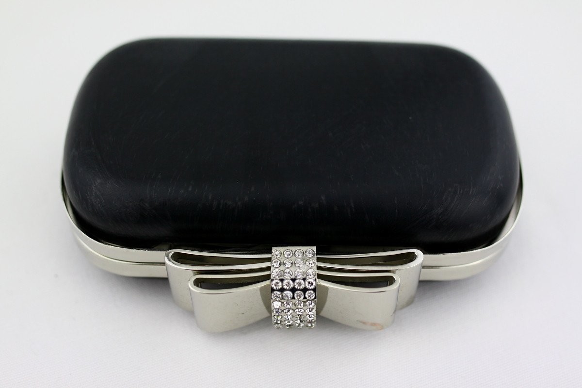 19*11*5cm Big Bow Banquet Round Purse Frame For Bag Making