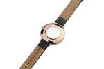 Fashion SS Leather Strap Watches Womens Egg White Face Dial Custom Logo
