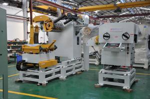 China Metal Parts Stamping And Steel Coil Uncoiler Equipment , Coil Straightening Machine wholesale