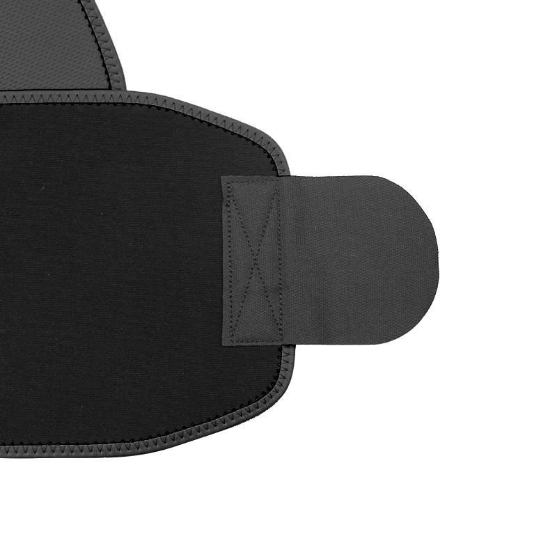 black Stomach Fitness Belt Wide Exercise Belt 2
