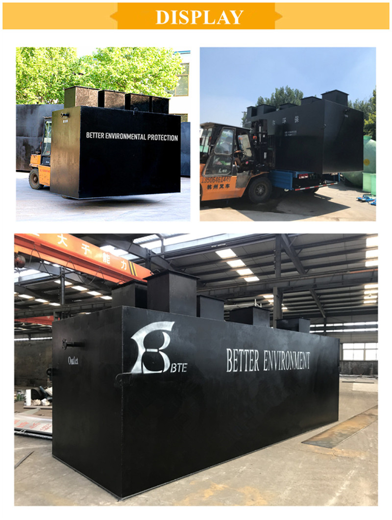 Household Village MBR Sewage Treatment Equipment with and 0.5-30t/h Productivity