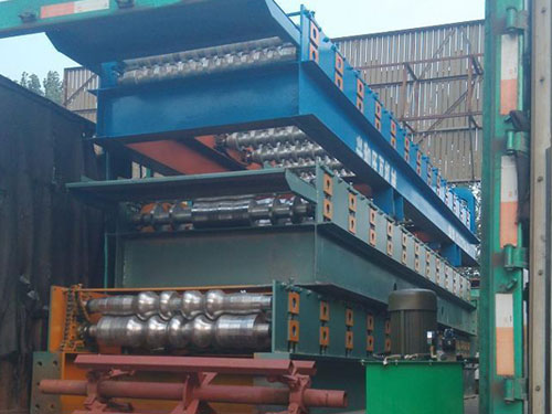 Metal Steel Glazed Tile Roofing Sheet Roll Forming Machine