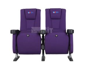 China Fireproof Armed Roll Up Auditorium Theater Chairs High Back Theater Furniture wholesale