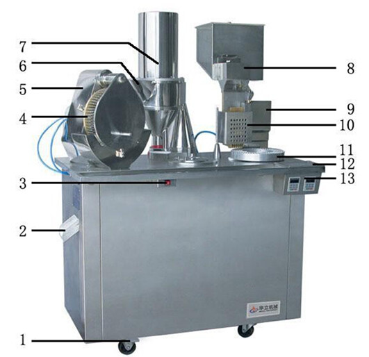 CE Semi Auto Capsule Filling Machine Pharmaceutical Filling Equipment With Touch Panel