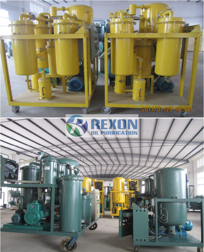 Blue Rexon Hydraulic Oil Purification Machine / Filtration Unit With 6000 L / H Capacity