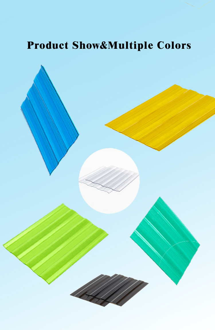 Multi Wall Polycarbonate Embossed Sheet 16mm 6m