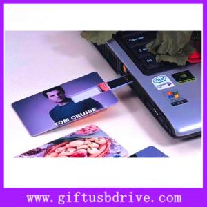 China OEM colors printing and super thin USB card full capacity 4G,8G,16G on sale