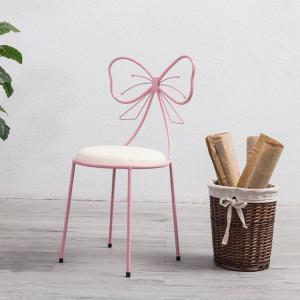 China Butterfly Back Modern Velvet Dining Chairs For Makeup High Temperature Painting wholesale