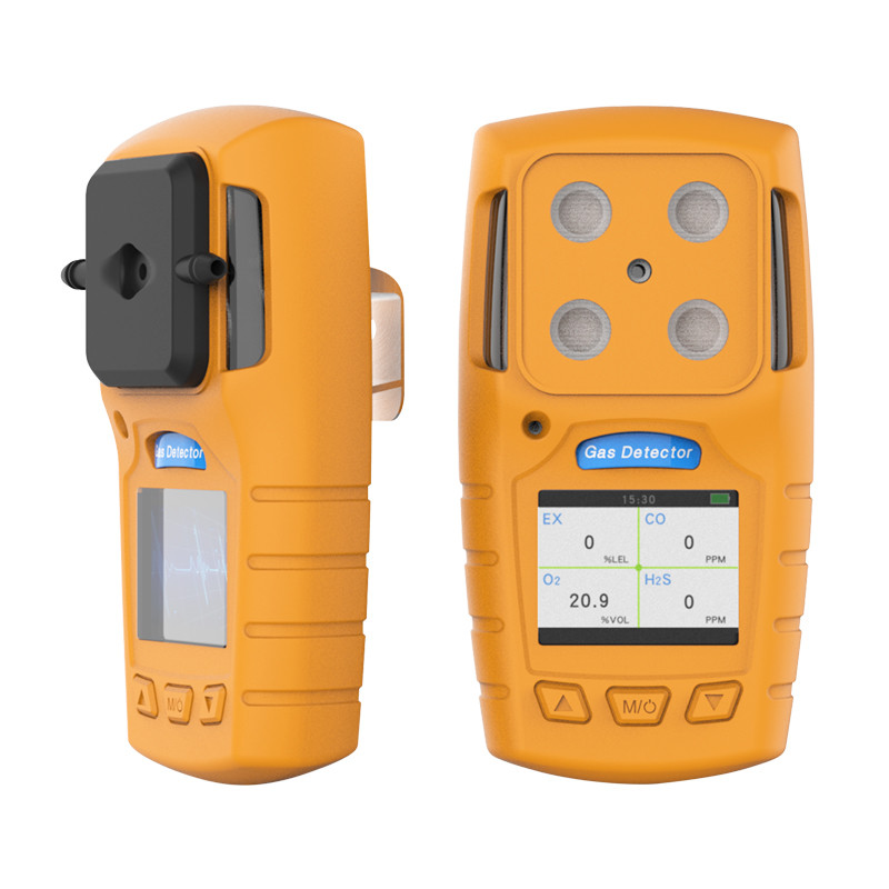 4 In 1 Gas Detector , Portable Multi Gas Analyser With USB Charger Port
