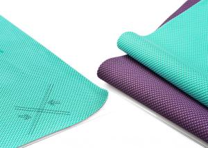 China Non Toxic Tpe Travel Yoga Mat , Lightweight 2mm Yoga Mat Eco Friendly wholesale