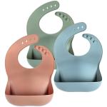 Bacteria Resistant Packaging Customized Silicone Baby Feeding Pinny Safe In