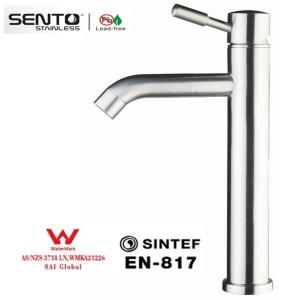China SENTO watermark stainless steel Lavatory Faucet wholesale